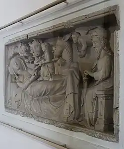 Natividade, baixo-relevo