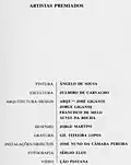 III Exposição de Artes Plásticas da Fundação Calouste Gulbenkian, 1986; artistas premiados