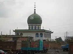 Uma mesquita em Huancheng Xi Lu