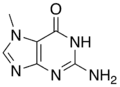 Estrutura química da 7-metilguanina
