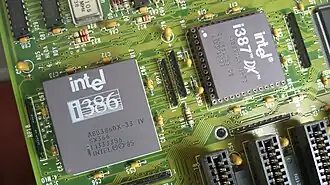 i386DX with i387DX