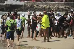 Allan terminando prova no Rio