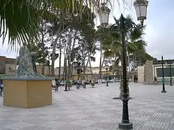 Praça central de Aïn Touta