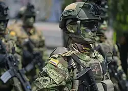 Militares colombianos do CCOES (grupamento especial de comandos)