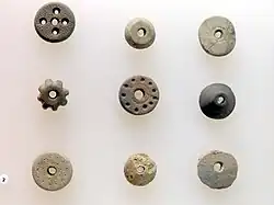 Fusaiolas, Idade do Ferro. Museu de Brandemburgo