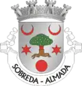Brasão de armas da freguesia da Sobreda (Almada), Portugal