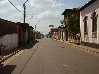 Avenida Newton Bello, conhecida como Rua Grande