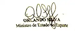 Assinatura de Orlando Silva (político)