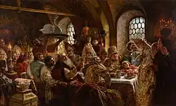 Banquete de casamento de Boyar(Konstantin Makovsky, 1883)