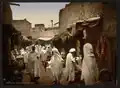 Uma rua em Sidi Okba, cerca de 1899.