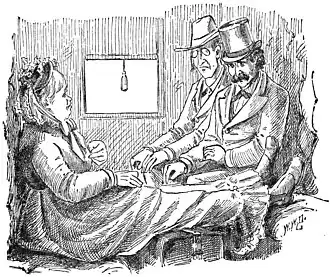 Harris e Twain (?) por William Wallace Denslow (Tendo Todos os Seus Direitos, p. 547)