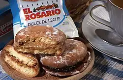 Um alfajor típico de Córdova, Argentina