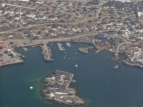 Vista panorâmica de Aasiaat