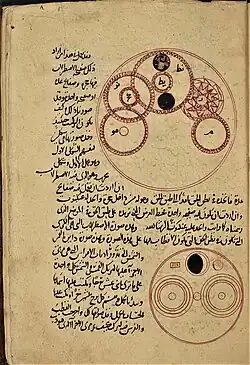 Fotografia de um astrolábio com calendário de engrenagens (frente)