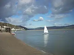 Iatismo na praia de Aberdyfi
