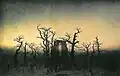 Abadia no Carvalhal, de Caspar David Friedrich, romântico