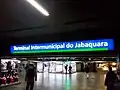 Acesso ao terminal rodoviário por meio da Estação Jabaquara do metrô