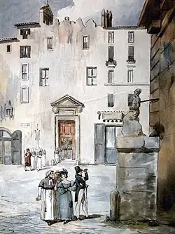 Pintura da igreja em 1834