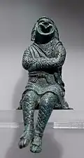 Estatueta de um ator personificando um escravo, século III Museu Nacional Romano
