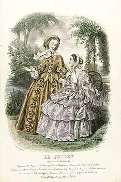 Chapeaux (1855), publicado em Le Follet.