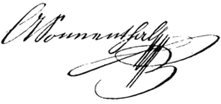 assinatura deAdolf von Sonnenthal