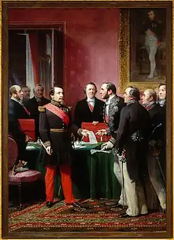 Barão Haussmann Apresentando o Plano de Anexação ao Imperador (1865)