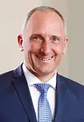 Adrian Hasler's official prime minister photograph, 2017