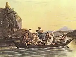 Travessia no Schreckenstein, 1837