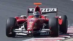 Adrián Vallés no GP da França de 2008.