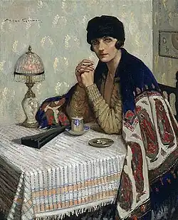 Girl with cigarette (1925)