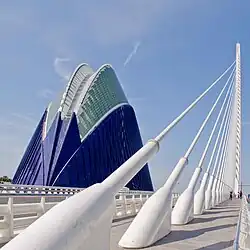 L'Àgora na Cidade das Artes e Ciências em Valencia por Santiago Calatrava, 2009