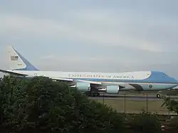Air Force One em Cartagena, Colômbia