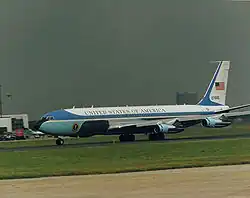 O VC-137C SAM 27000, utilizado durante a década de 1970.