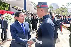 Al Péricles, C Com, primeiro a receber o Sabre