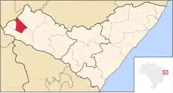 Localização de Água Branca em Alagoas