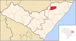 Localização de União dos Palmares em Alagoas