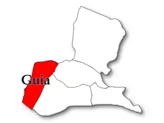 Localização no município de Albufeira