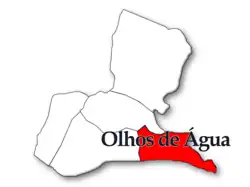 Localização no município de Albufeira