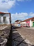Alcântara-Ma- vista da Rua Grande ao lado das ruínas da Igreja de São Matias