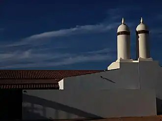 Casas típicas na nova Aldeia da Luz