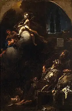 São Francisco de Assis confortado pelo Anjo (1720-40), MNBA, Rio de Janeiro