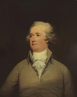 Pintura de Alexander Hamilton