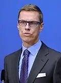 Alexander Stubb 1 de abril de 1968 (57 anos), serviu de 2014 a 2015