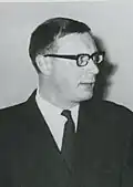 A photograph of Alfred Hilbe in 1965