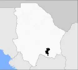 Localização de Allende no estado de Guerrero