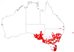 Dados de ocorrência do Herbário Virtual da Australásia