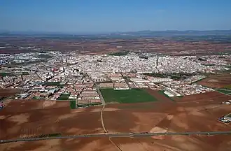 Vista aérea de Almendralejo