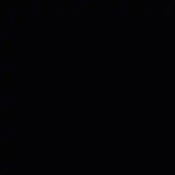 Um quadrado de cor preta