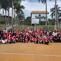 Alunos do Colégio Santa Maria SP no Vale do Ribeira