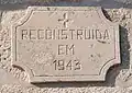Placa Comemorativa da Reconstrução